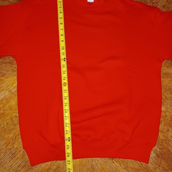 Vintage Pro Spirit Select Sweats Red Blank Sweatshirt Adult Medium. In good cond - Picture 5 of 5